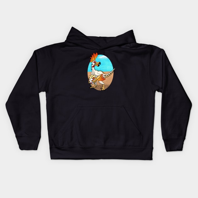 Evil Chicken! Kids Hoodie by Skemo43